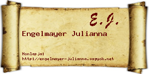 Engelmayer Julianna névjegykártya